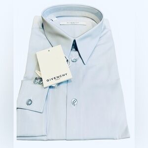 Authentic Men’s Givenchy Sky Blue Long Sleeve Dress Shirt